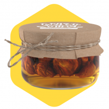 Фундук в цветочном мёде 120 г (стекло)